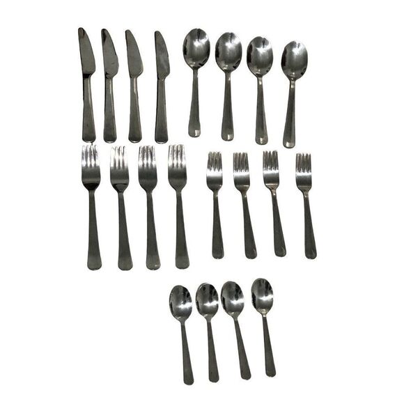 Vintage IKEA Stainless Steel Flatware Replacement Fork Spoon Knive LOT of 20 - Picture 1 of 6